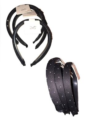 Black Sparkle Headbands - Women Accessories